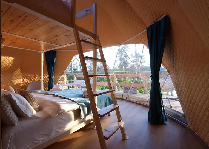 Luxussátor Glamping Trhovky Milešov