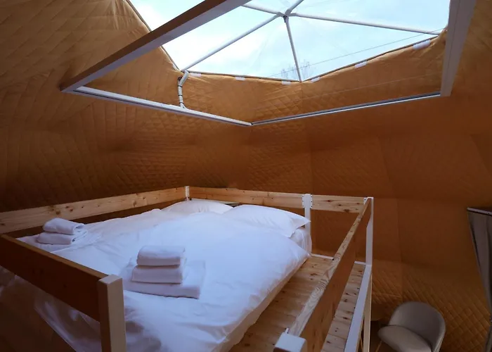 Luxussátor Glamping Trhovky Milešov